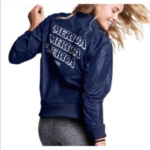 Pink Victoria Secret Jacket American NWT July 4th